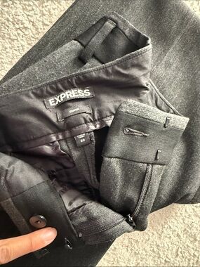 Express Editor Black Tailored Dress Pants